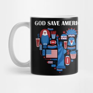 God Save America Mug